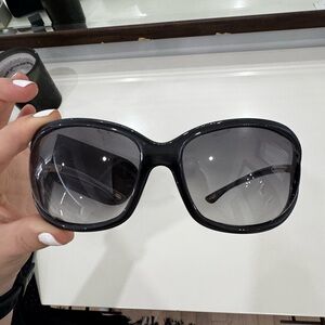 Tom Ford Black Oversized Sunglasses